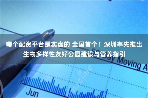 哪个配资平台是实盘的 全国首个！深圳率先推出生物多样性友好公园建设与管养指引
